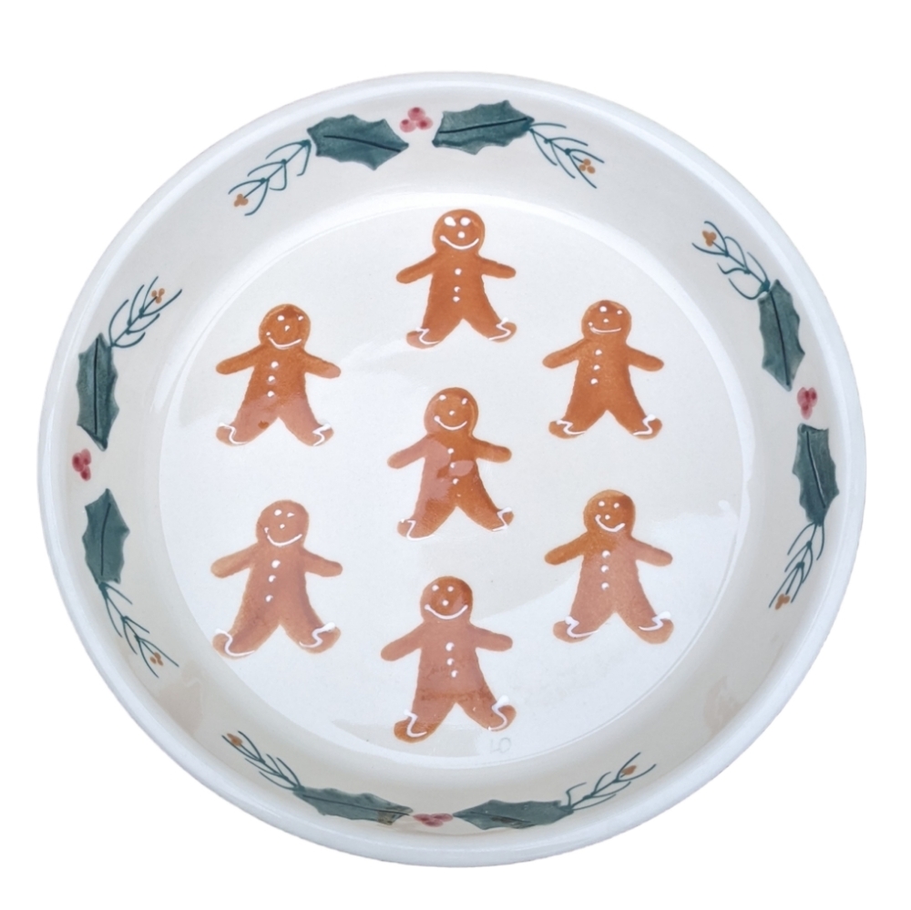 Heartstone, gingerbread man pie plate.